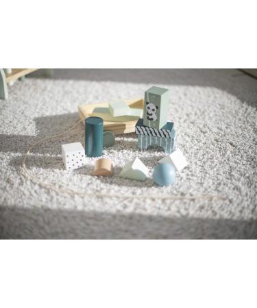 Eichhorn Construction Wagon with 11 Building Blocks - Pull-Along Toy for Kids 12 Pieces 18x17.5 cm Ideal for Ages 1+ - International Shipping Available - Buy Online on SooperMarket.com