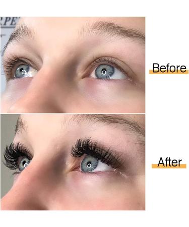 Volume Eyelash Extensions 0.12 C 17mm Premade Fans | Easy Fan Lashes | Self Fanning | 2D-20D | Optional Sizes | C/D Curl | 8-25mm Length | Mix 8-15 15-20 20-25 9-16 - Buy Online on SooperMarket.com