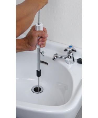 Kakudai 6055 Pipe Cleaner with Brush - 16.4 ft (5 m) Drain Cleaning Tool for Effective Maintenance - Buy Online on SooperMarket.com