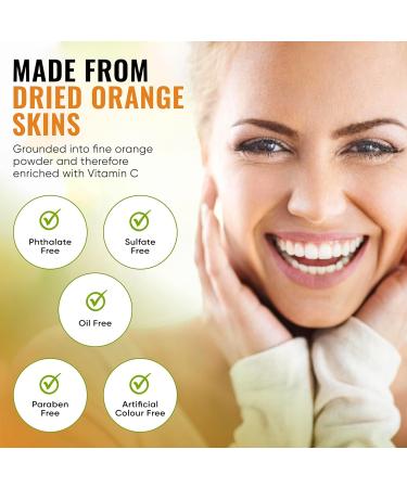 Davis Finest Orange Peel Powder 100g Organic Pure & Natural Face Mask Skin Care Facials Oil Control Brightening Cleansing Exfoliating - Buy Online on SooperMarket.com