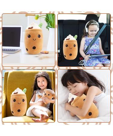 Guiffly Bubble Tea Plush Boba Toy Soft & Fluffy Cuddle Pillow for Kids and Adults - Buy Online on SooperMarket.com