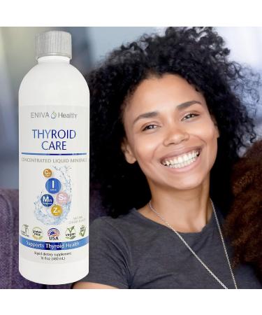 Eniva Health Thyroid Support Supplement - Liquid Ionic Iodine (16oz) for Metabolism, Energy & Focus | Vegan, Non-GMO with Fast Results - Buy Online on SooperMarket.com