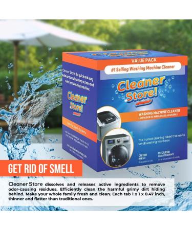 Instantly Fresh Washing Machine Cleaner Tablets - Deep Cleaning for Front Load & Top Load Washers (20 Count) - Buy Online on SooperMarket.com