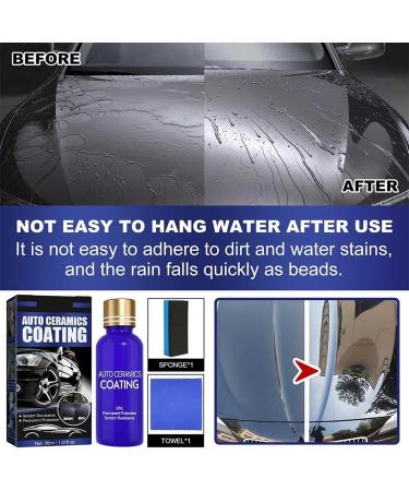 IFFANY 3 in 1 Car Paint Restorer Kit Car Nano Ceramic Crystal Coating Micro-Molecule Crystal Coating Restoration Care Agent Waterproof Dustproof & Scratch Repair 2PCS - Buy Online on SooperMarket.com
