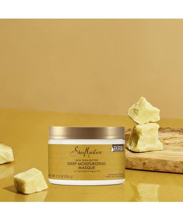 SheaMoisture Deep Treatment Masque - Raw Shea Butter 12 oz | Intense Hydration & Repair - Buy Online on SooperMarket.com