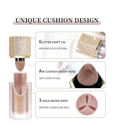 PASNOWFU Liquid Contour Soft Cream Makeup for Face Shaping - Medium Shade - Buy Online on SooperMarket.com