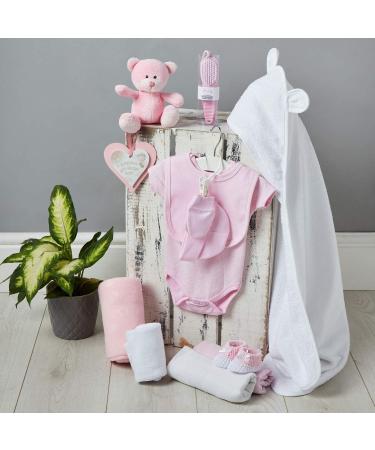 Newborn Baby Girl Essentials Gift Set in Pink Keepsake Box - Perfect Baby Gifts for Girls - Buy Online on SooperMarket.com