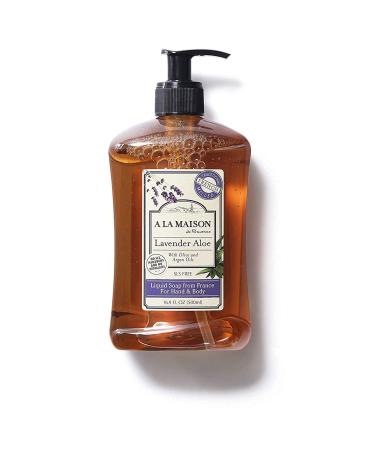 A La Maison Lavender Aloe Liquid Hand Soap - 16.9 fl oz (2 Pack) | Moisturizing Natural Hand Wash - Triple French Milled | Gentle to Hands - Buy Online on SooperMarket.com