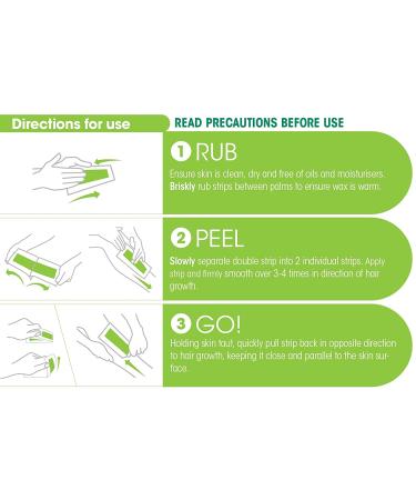 Nad's Body Wax Strips for Women - 20 Waxing Strips + 4 Calming Oil Wipes - Buy Online on SooperMarket.com