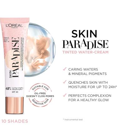 L'Oreal Paris Skin Paradise Tinted Moisturiser Up to 24h hydration SPF20 03 Deep 0.039 kg 03 Deep 30 ml (Pack of 1) - Buy Online on SooperMarket.com