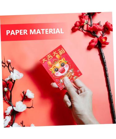 MAGICLULU 60pcs Year of The Dragon Red Envelope Money Gift Cash Packets Chinese Red Packets Money Pocket Spring Festival Red Pocket Lunar New Year Envelopes Gift Bag Chinese Style Paper - Buy Online on SooperMarket.com