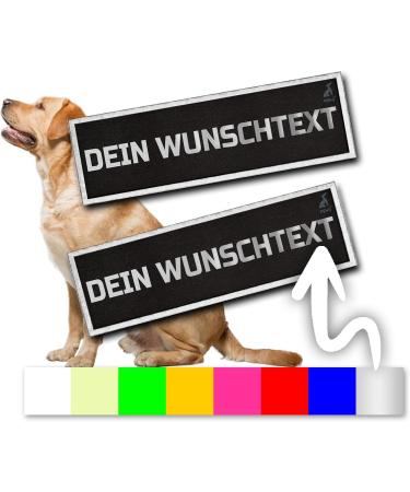 Customizable P24S K9 Dog Harness with Velcro Stickers - 2 Pieces for Medium & Large Dogs - Personalized Name - Large White - Buy Online on SooperMarket.com