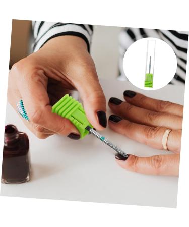 FOYTOKI Nail Polisher Manicure Art Drill Bits Manicure Nail Bits Nail Art Polishing Tools Women Nail Drill Bit Drill Bits for Nails Drill Bit for Acrylic Nails Manicure Drill Bits 7.00X1.30X1.30CM Green - Buy Online on SooperMarket.com