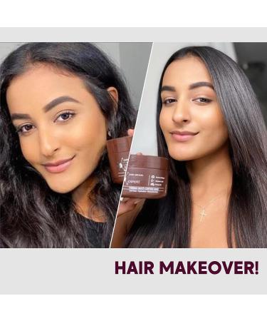 Dark Brown BONDOX HAIR 8.8 oz Color Depositing Mask with Marine Collagen & Almond Oil - Formaldehyde-Free Hair Repair Treatment for Elasticity, Softness & Moisture - Buy Online on SooperMarket.com