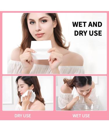 SimPolor 100/200 Compressed Towels - Portable Disposable Mini Toilet Paper Tablets for Travel Camping Sports and More | Pink 100-Pack - Buy Online on SooperMarket.com