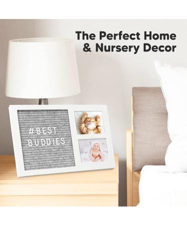 Felt Letter Board Baby Keepsake - Gender Reveal Gift - Ultrasound Picture Frame - Buy Online on SooperMarket.com