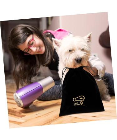 Baluue 4 Pcs Hair Dryer Bag Practical Storage Pouches Makeup Travel Bag Portable Blow Dryer Flannel - Buy Online on SooperMarket.com