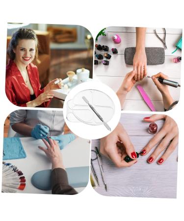 Buy 2 Sets Acrylic Powder Chassis Color Mixing Plates - Essential Makeup Mixing Trays for Women | Foundation Palette & Lipstick Tools - Buy Online on SooperMarket.com
