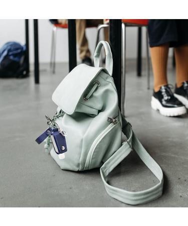 BRICUGLE Hand Sanitizer Holder Keychain with Mini Bottle - Refillable Cosmetic Container for Handbags, Purse, Backpack, and Keys (Blue) - Buy Online on SooperMarket.com