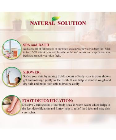 Organic Blood Orange Foot Soak Therapy - 3lbs Bath Salt for Joint & Muscle Relief - Buy Online on SooperMarket.com