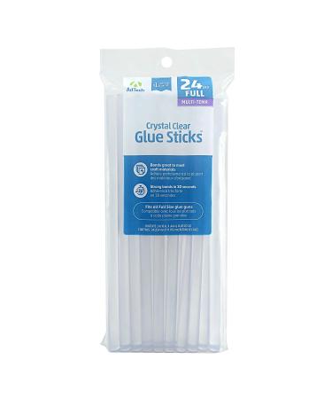 AdTech Hot Glue Sticks 10" Full Size Clear 24 Sticks SINGLE PACK