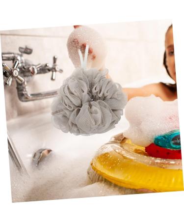 Angoily 6pcs Travel Bath Ball - Exfoliating Loofah with Case | Adult Bath Sponge for Daily Use | Mesh Shower Sponge - Buy Online on SooperMarket.com