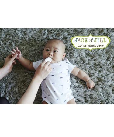 Jack n Jill Natural Baby Gum & Tooth Wipes - 25 Individually Wrapped for Clean Teeth - Buy Online on SooperMarket.com