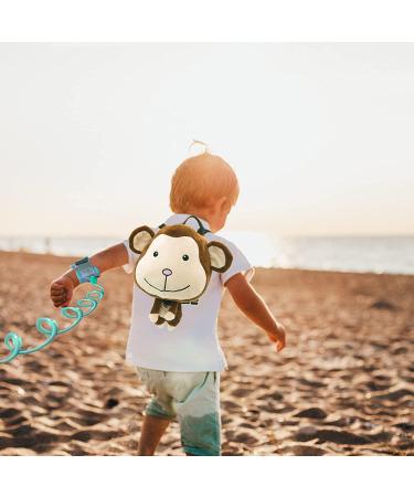 4 in 1 Backpack Leash for Toddlers with Anti Lost Wrist Link  Cute 3D Toddler Harness Backpack  Child Harnesses Leashes for Walking for Boys Girls (Monkey) - Buy Online on SooperMarket.com