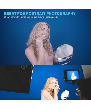Fovitec 7'6 Spring Cushioned Background Stand Kit with Clip - Ideal for Pop Up Backdrops, Chroma Key Green Screens & Reflectors - Buy Online on SooperMarket.com