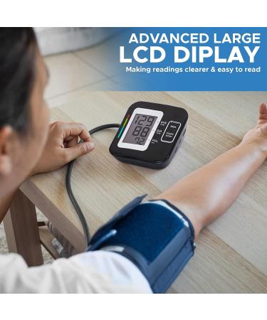 Upper Arm Blood Pressure Monitor - LoviaCare Digital Machine for Home Use - Adjustable Cuff - Large LCD Display - 240 Readings Storage - Buy Online on SooperMarket.com