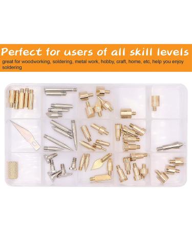 56-Piece Wood Burning Pyrography Pen Accessories Set for DIY Crafts - Buy Online on SooperMarket.com