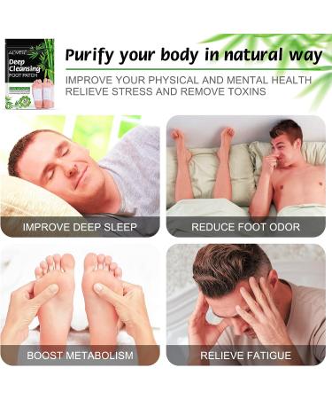 30PCS Bamboo Ginger Foot Patches for Pain & Stress Relief | Deep Cleansing Foot Pads for Relaxation, Fatigue, and Better Sleep - Foot & Body Care Set - Buy Online on SooperMarket.com