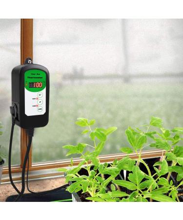 RIOGOO Digital Heat Mat Thermostat Controller - Perfect for Seed Germination Reptiles & Brewing | 68-108 Temperature Control 1 Pack - International Shipping Available - Buy Online on SooperMarket.com