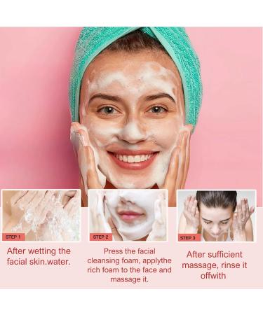 Tomato Foaming Cleanser Hyaluronic Acid Foaming Facial Cleanser Sensitive Face Wash With Hyaluronic Acid Tomato Facial Cleanser For Dry Skin Remove Impurities & Control Shine 100ml - Buy Online on SooperMarket.com
