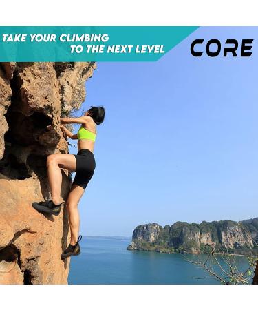 Core Lightweight Breathable Rock Climbing Shoes - Dual-Strap Closure - Non-Slip Wall Climbing Shoes 7.5 Women/6 Men - Buy Online on SooperMarket.com
