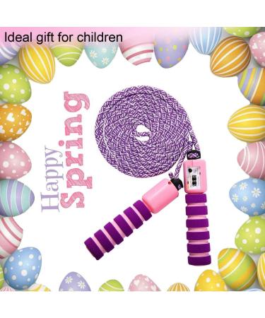 Buy Convinit Kids Jump Rope with Counter - Adjustable Anti-slip Handle Violet - Perfect for Girls & Boys - Buy Online on SooperMarket.com