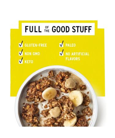 Purely Elizabeth Grain-Free Superfood Granola - Gluten-Free Vegan Paleo Keto, Banana Nut Butter, 8oz - Buy Online on SooperMarket.com