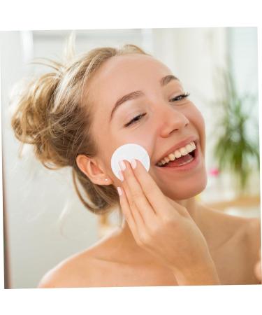 FRCOLOR 3pcs Round Cotton Makeup Remover Pads - Disposable Facial Wipes for Eyelash & Makeup Cleaning - Pure White Cotton Pads - Buy Online on SooperMarket.com