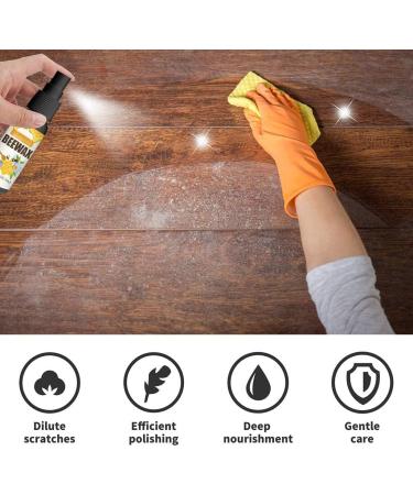 Wood Seasoning Beewax Spray Traditional Beeswax Polish for Wood & Furniture Multipurpose Natural Beewax Wood Polish and Cleaner for Furniture Care 120ML - Buy Online on SooperMarket.com
