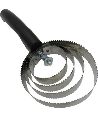 SecureFix Direct Spiral Curry Comb Horse (Brush Pets Equestrain Metal Grooming Shredding Black) - Buy Online on SooperMarket.com