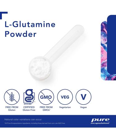 Pure Encapsulations L-Glutamine Powder - Supplement for Immune & Digestive Support Metabolism & Muscle Support* - With Pure Free-Form L-Glutamine - 8 Ounces - Buy Online on SooperMarket.com