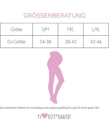 Herzmutter Maternity Tights 80DEN - Opaque Matt Black - Comfortable & Stylish Maternity Leggings - Buy Single or Set of 2 - Buy Online on SooperMarket.com
