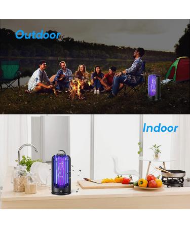 3600V Electric Bug Zapper - Indoor Outdoor Mosquito Killer with Waterproof Pest Control - 60inch USB Cable Included for Home, Patio, Backyard, Camping - Buy Online on SooperMarket.com