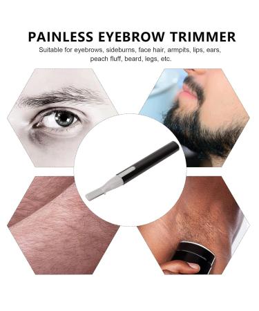 Electric Eyebrow Trimmer & Facial Razor | Painless Hair Remover for Men & Women - Scratch-Resistant Gentle & Efficient - Buy Online on SooperMarket.com