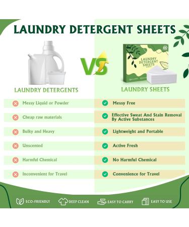 YOGINGO Eco-Friendly Laundry Detergent Sheets - 90 Sheets 180 Loads | Liquid-Less Technology for Travel | Plastic-Free Laundry Soap - Buy Online on SooperMarket.com