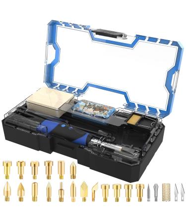 72 pcs Wood Burning Kit Professional Pyrography Wood Burning Tool , Wood Burner Kit with Accessories for Embossing Carving DIY Adults Crafts Beginners