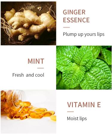 2Pcs Natural Lip Plumper Kit for Day and Night | Fuller, Softer, Bigger Lips - Cosmetics Plumper Set - Buy Online on SooperMarket.com