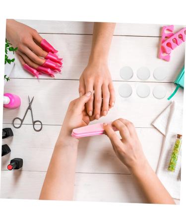 Ipetboom French Tip Nail Tool 6pcs Nail Art Silicone Stamp Silica Gel Cosmetic Transfer Seal Manicure Tools 2.50X2.50X1.30CM Transparent 1 - Buy Online on SooperMarket.com