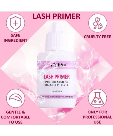 VEYES INC Lash Primer for Eyelash Extensions - 15ml Professional Formula | Easy Oil & Protein Removal | Enhances Adhesive Bonding Power - Buy Online on SooperMarket.com