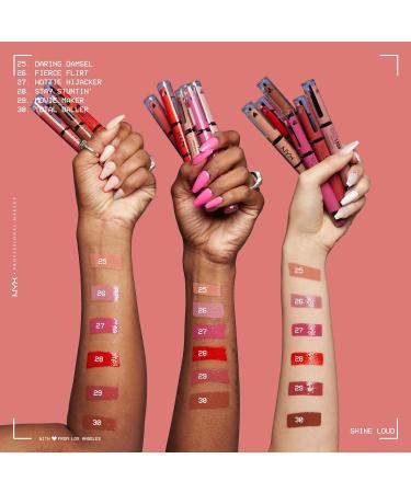 NYX Professional Makeup Lipgloss - Highly Pigmented Long-Lasting Non-Staining Shine Loud 26 Fierce Flirt - Shop Internationally - Buy Online on SooperMarket.com